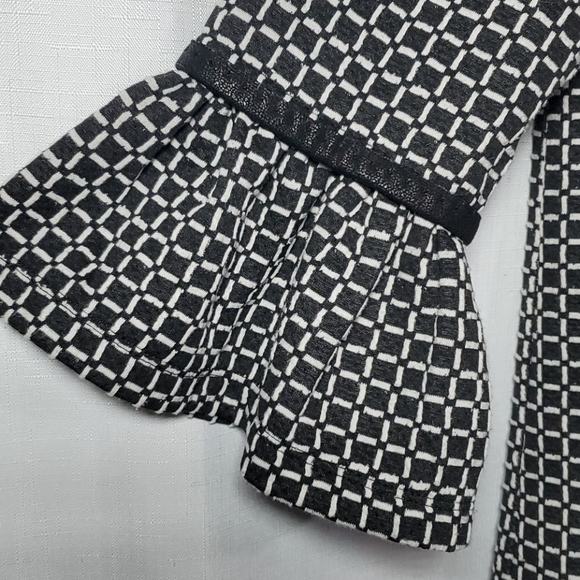 Max Studio Bell Sleeves Boat Neck Geometric Dress - Picture 7 of 10